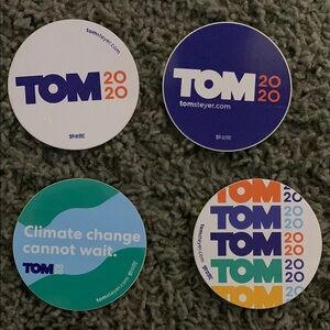 Tom Steyer 2020 Campaign Stickers Set
